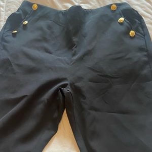 Black wide pant